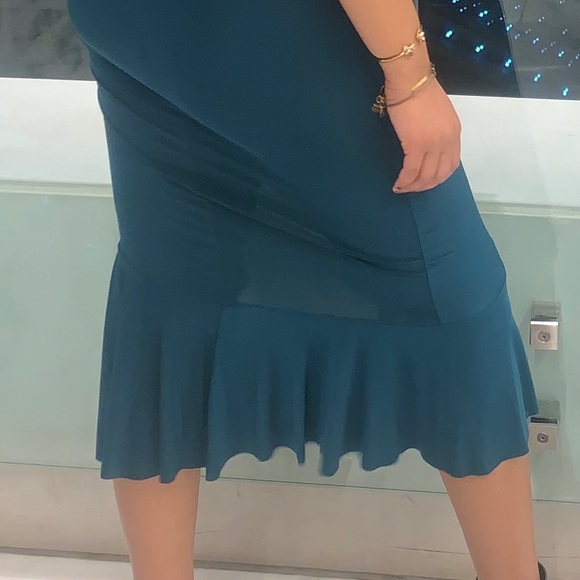 Club L London One Shoulder Ruffle Dress - Picture 6 of 8